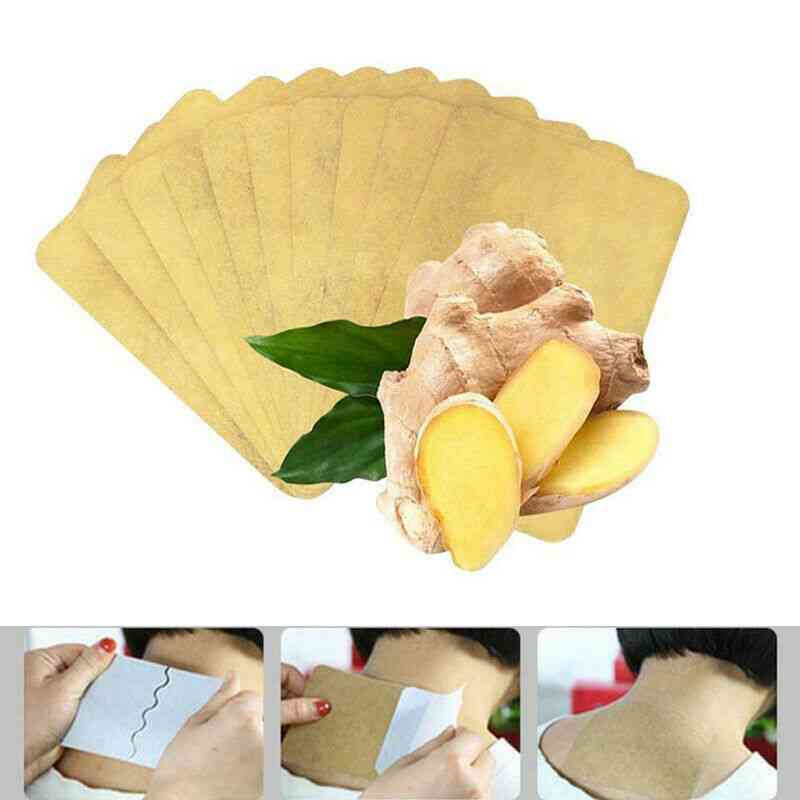 Ginger Detox Patch Body, Neck Pain Relief - Ginger Adhesive Pads