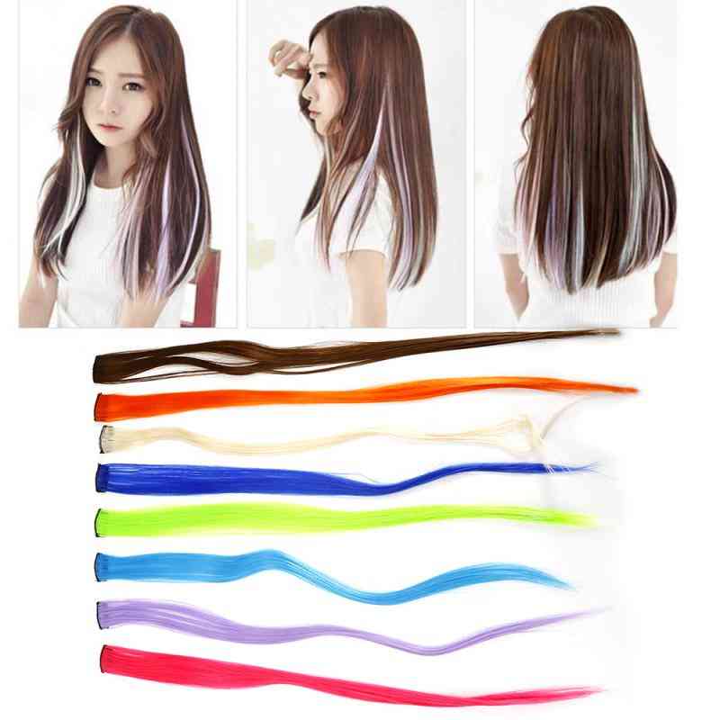 Long Straight Hair Wig Extension Piece - Hair Extensions Accessories