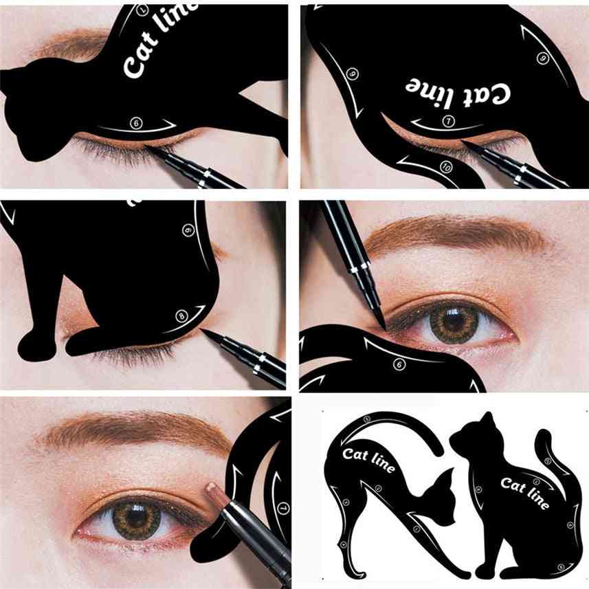 Eyeliner Stencils - Template Shaper Eyebrow