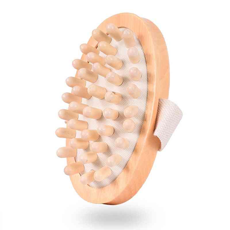 Portable Hand Held Brush Massager For Body And Head Scalp Massage Tool