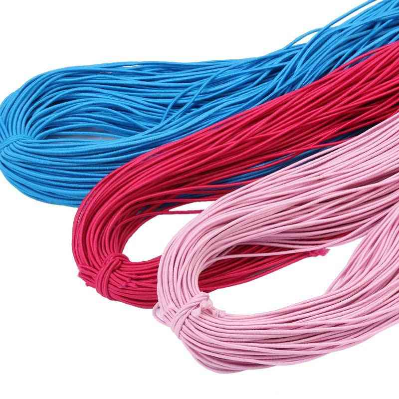 Barvita visokokakovostna vrv iz elastičnega traku - elastična črta, ki si sama šiva nakit