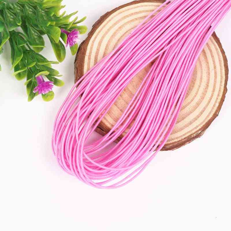 Barvita visokokakovostna vrv iz elastičnega traku - elastična črta, ki si sama šiva nakit