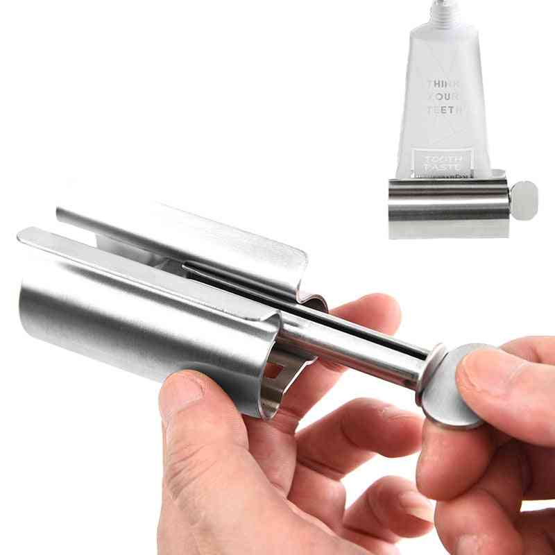 Stainless Steel Toothpaste Rolling Dispenser