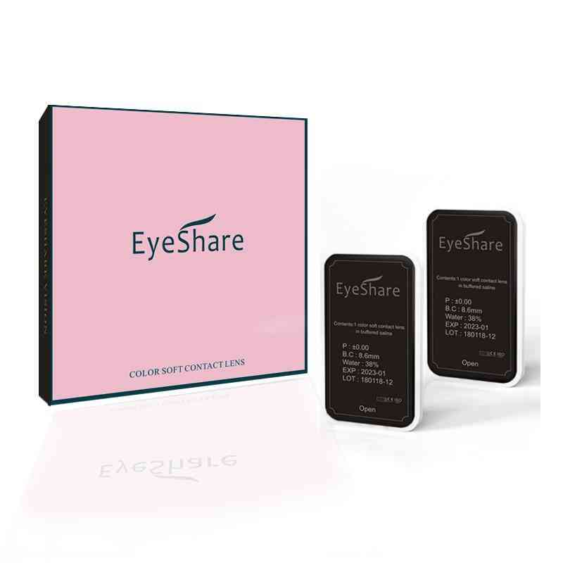 Lentilles de contact colorées à usage annuel lentilles de contact cosmétiques couleur des yeux lentilles noires / chocolat