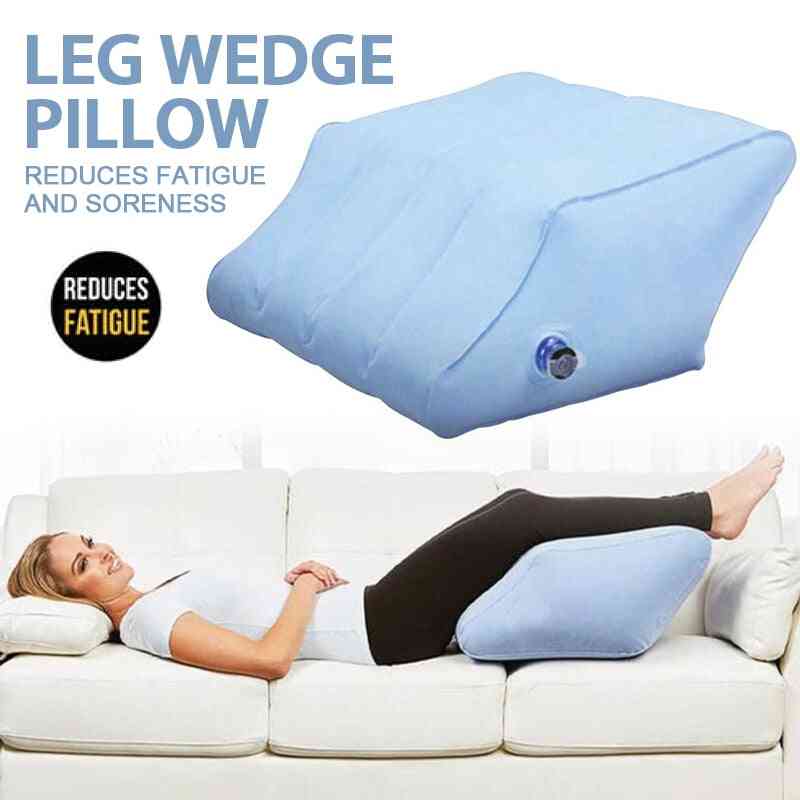 Soft Mintiml Heaven Wedge Inflatable Leg Rest Pillow - Lightweight Portable Knee Pillow, Pregnant Woman Foot Lift Cushion