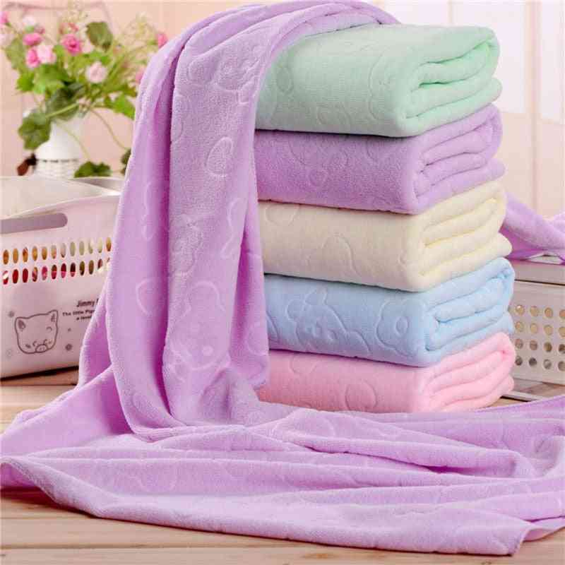 Microfiber Absorbent Soft Bath, Shower Towel - Quick Drying Washcloth Bath Towel