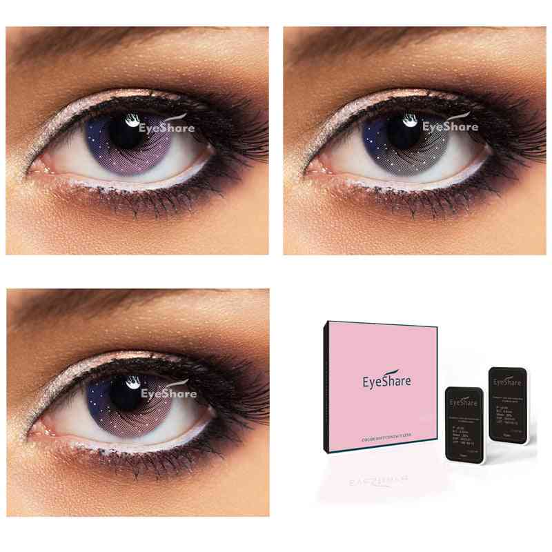 Galaxy Starry Sky Inspired Contact Lenses