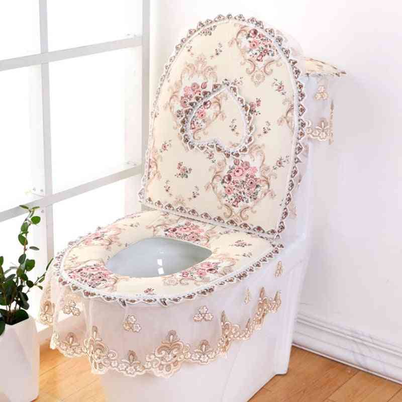 European Lace Design-toilet Seat Cover