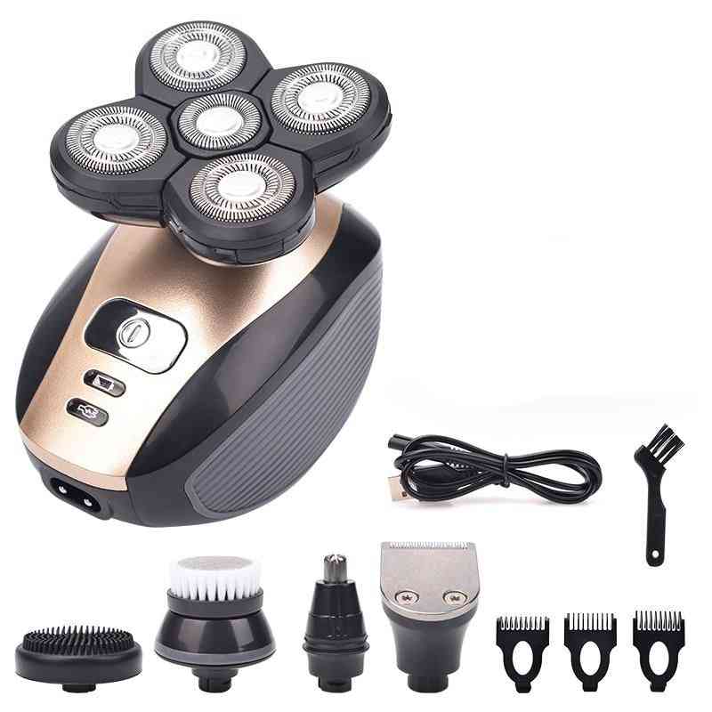 Rechargeable Bald Head- Electric Shaver, Ear Hair Trimmer Razor Clipper