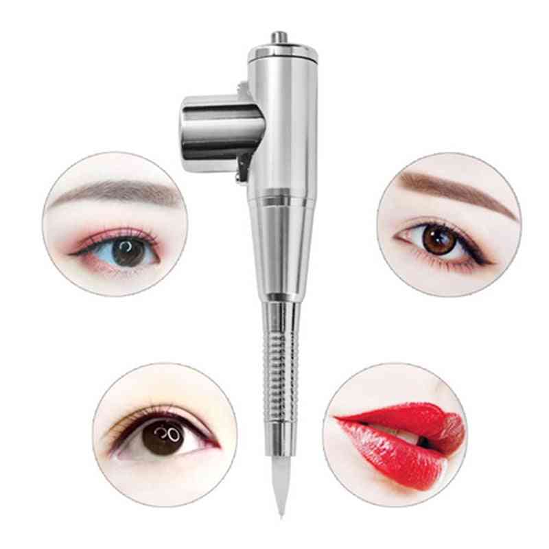 Microblading Tattoo Machine Pen- Eyebrow, Lip ,eyeliner Permanent Makeup 3d Embroidery With Power Supply