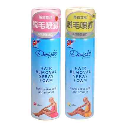 Dimples Hair Remover Spray Foam, Leaves Skin Soft And Smooth
