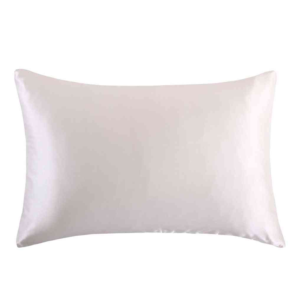 Mulberry Silk Multicolor Zipper Pillowcases For A Healthy, Standard Queen, King