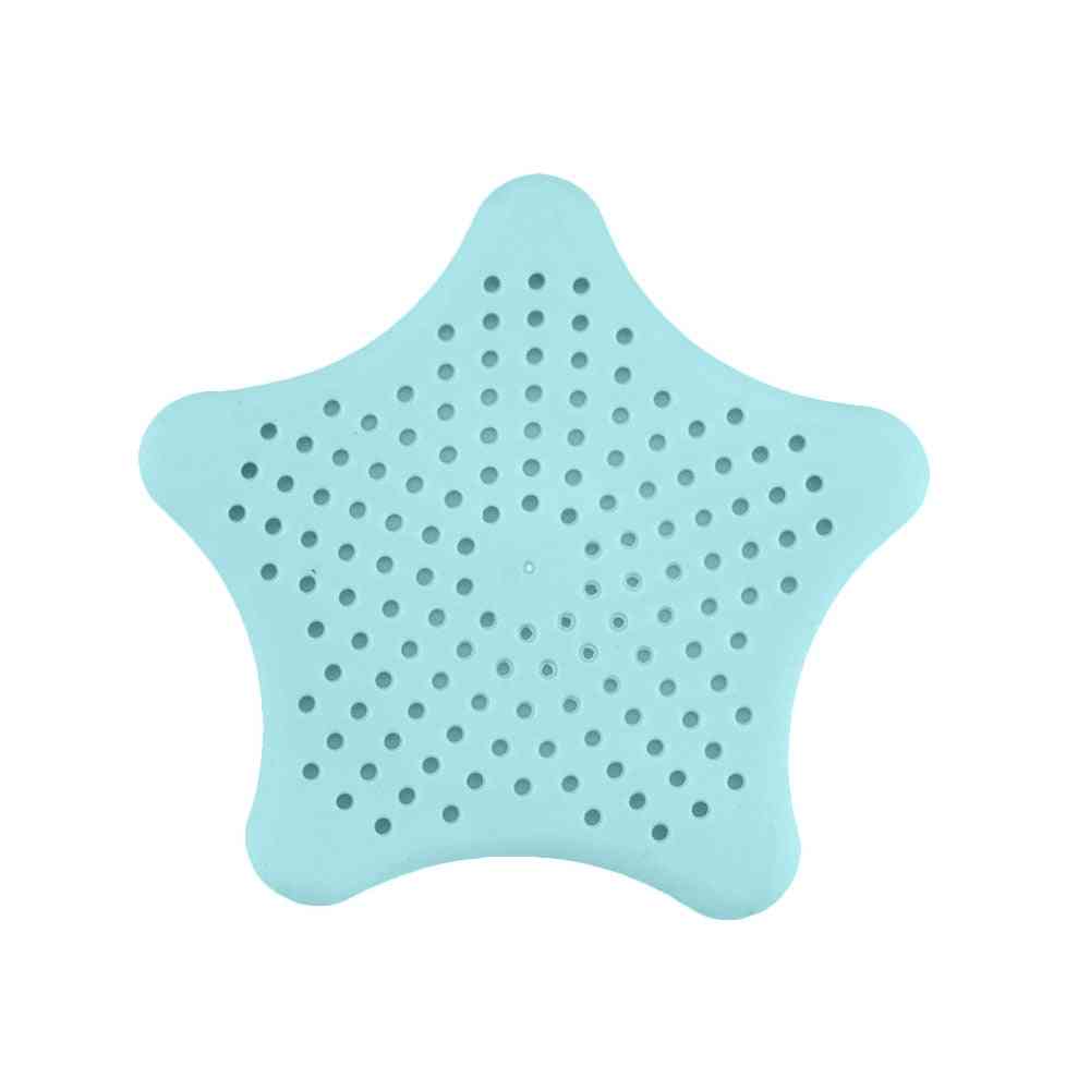Kreativní kuchyňský dřezový filtr ve tvaru hvězdy - protiblokovací vysavač a sítko na podlahu