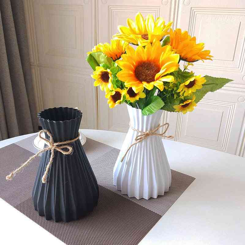 Creative Unbreakable Plastic Vases - Home Decoration Anti Ceramic Vases, European Wedding, Home Modern Decorations