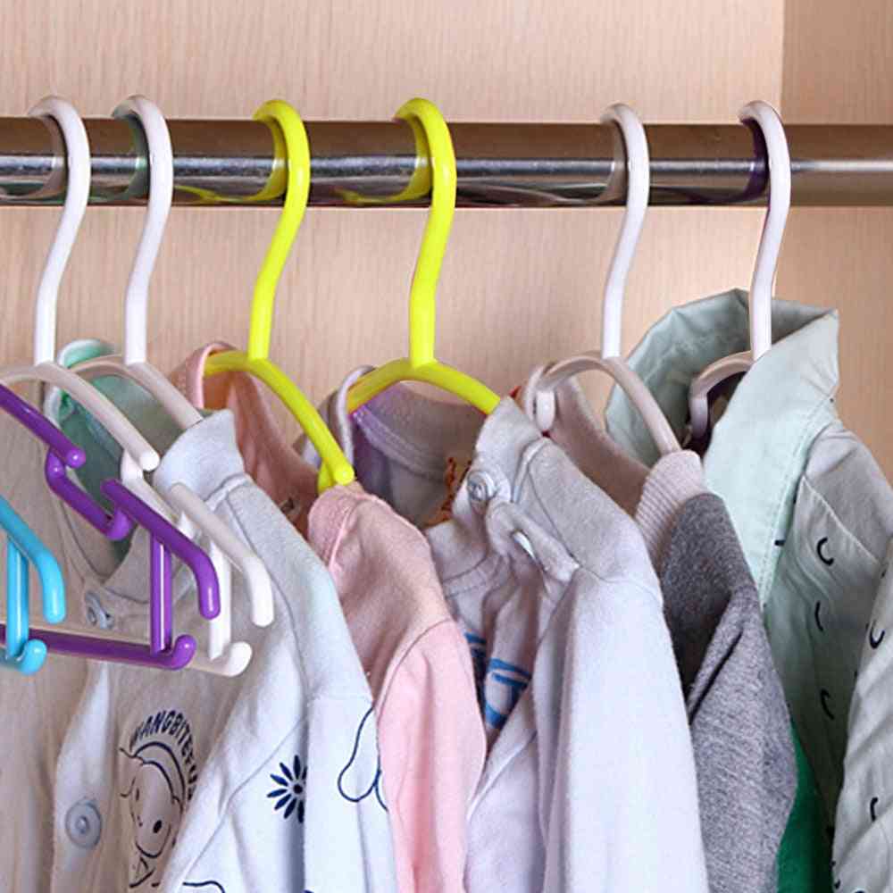Durable And Anti Slip Clothes, Coat Hanger For Home - Wardrobe Organizer And Drying Rack For Toddler Baby Kids