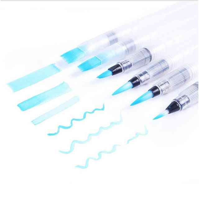 Set de pensule portabile cu creion de culoare apă - pensulă de cerneală moale pentru acuarelă pentru pictură / desen