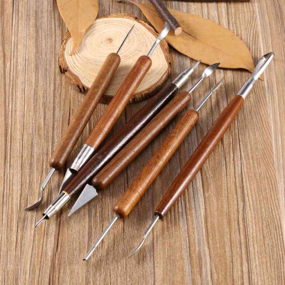 Assorted Pottery Clay Sculpting, Wax Carving Tool Set