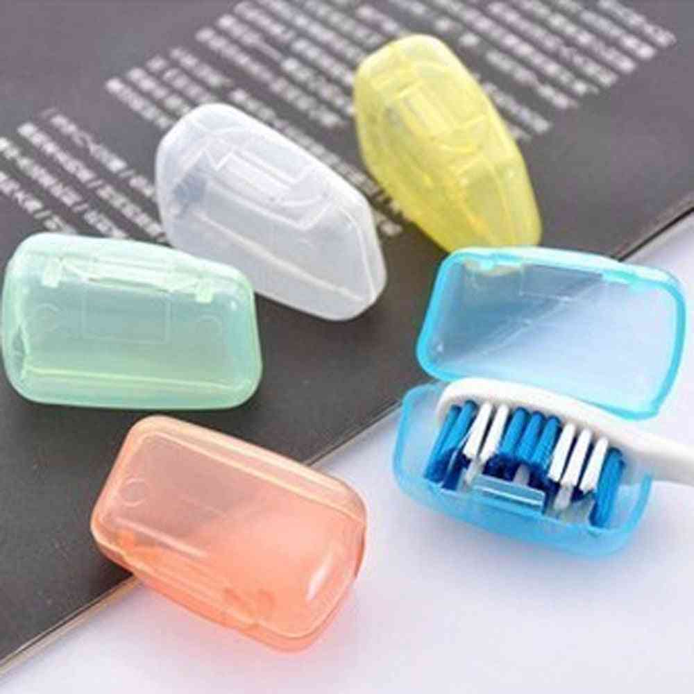 Prenosný obal na cestovnú zubnú kefku - puzdro na kefku a úložné boxy na zuby pre domácnosť, cestovanie