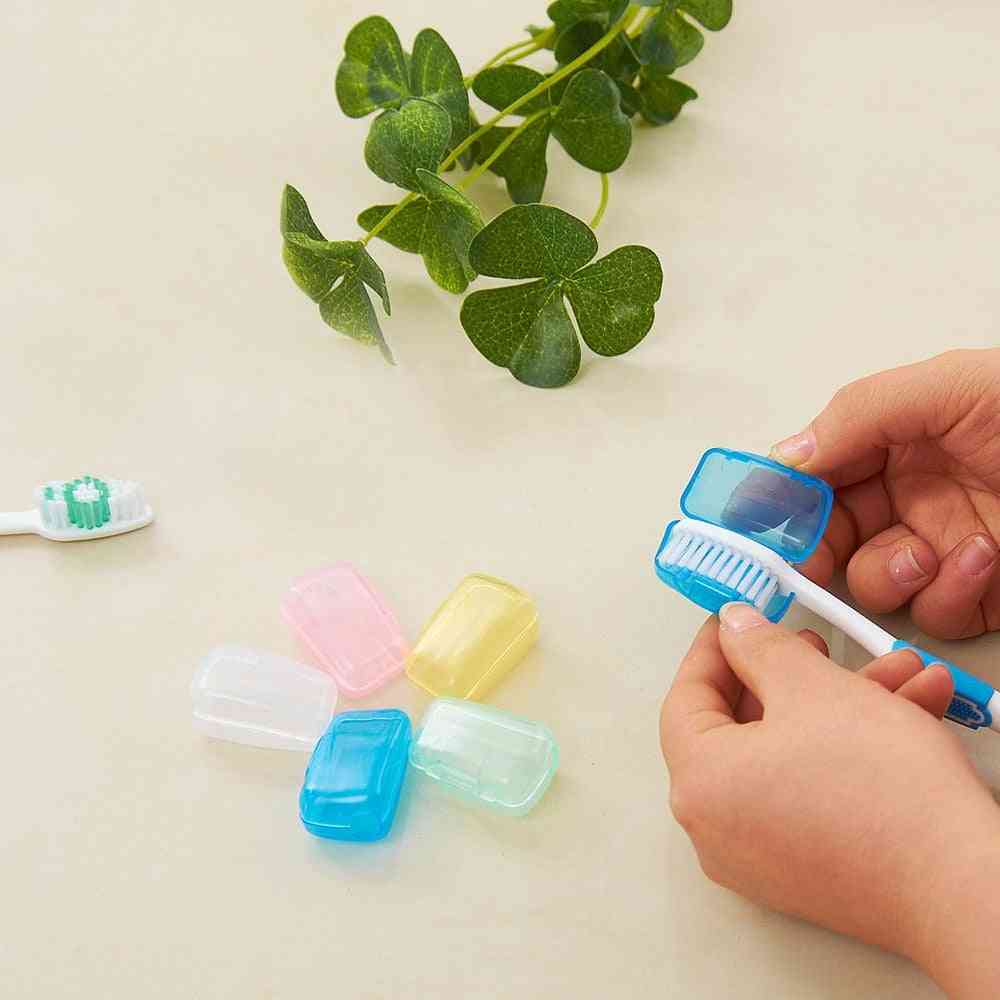 Prenosný obal na cestovnú zubnú kefku - puzdro na kefku a úložné boxy na zuby pre domácnosť, cestovanie