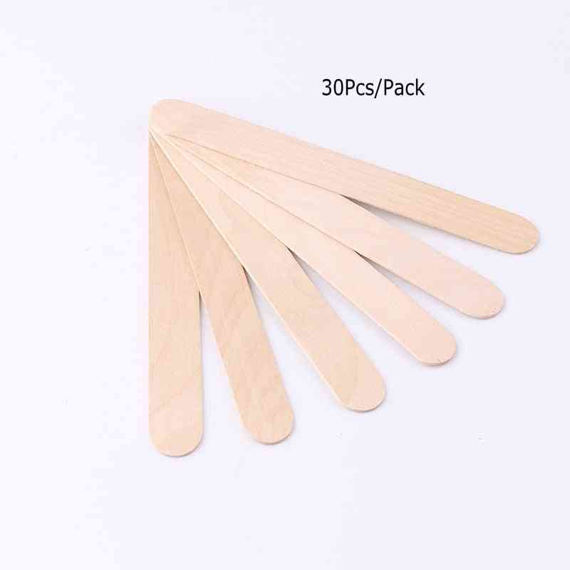Disposable Wooden Waxing Spatulas, Stick Applicators Professional Facial Spa