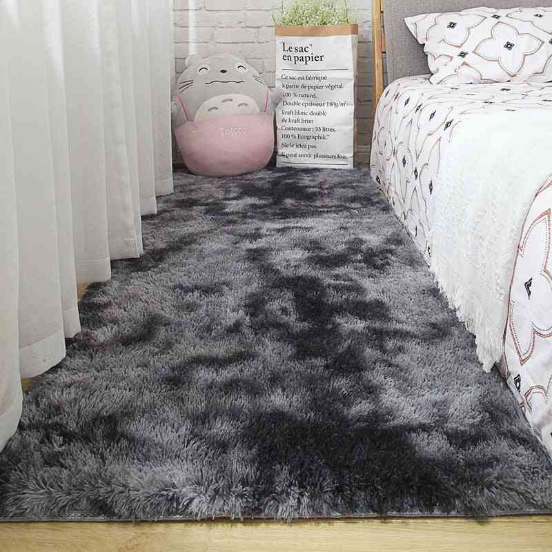 Alfombra simple y moderna para sala de estar, dormitorio - manta de alfombra de piso para el hogar