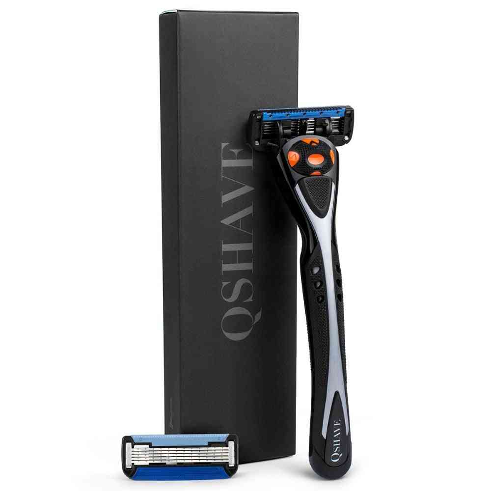Manual Man Shaving Razor With Trimmer Can Design