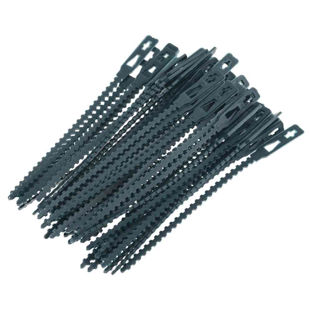 Reusable Plastic Cable Ties For Garden, Tree Climbing Support, Home And Offices