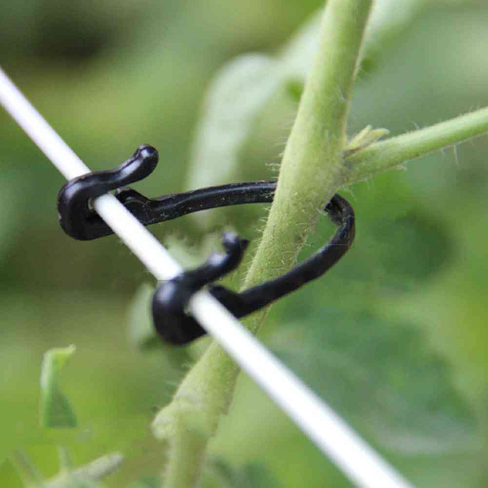 Vines Fastener Tied Buckle Hook Plant Vegetable Grafting Clips Agricultural Greenhouse Supplies
