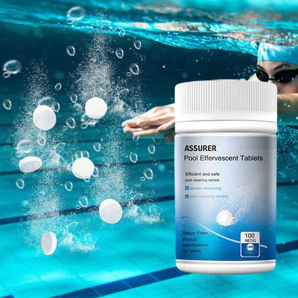 Swimming Pool Effervescent Tablets For Cleaning And Disinfecting