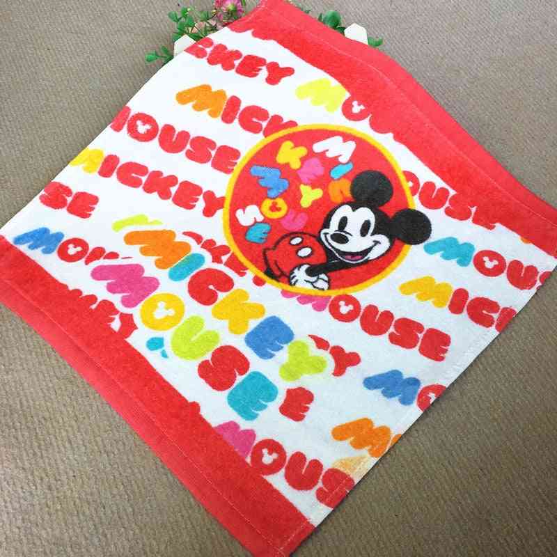 Soft Breathable Disney Cotton Handkerchief - Mickey Minnie Mouse Hanky For Kids