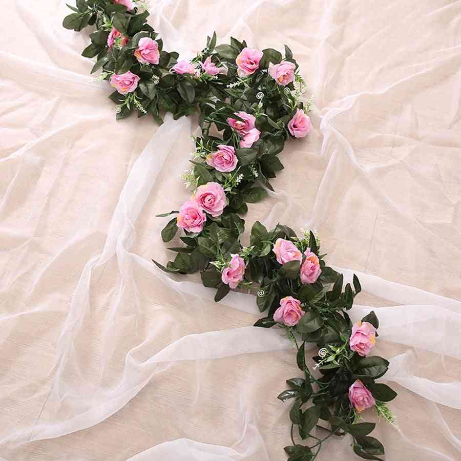 Artificial Silk Rose, Hanging Flowers For Wall, Wedding, Home Decoration