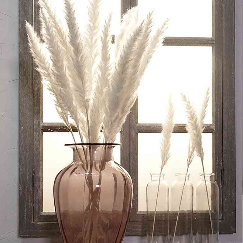 Natural Dried Bulrush-artificial Plants For Wedding, Home Decor