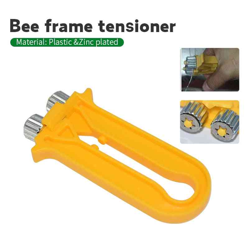 Apicultura abeja alambre tensor de cable arrugador marco colmena herramienta de abeja caja de nido hilo apretado alambre colmena equipo de apicultura