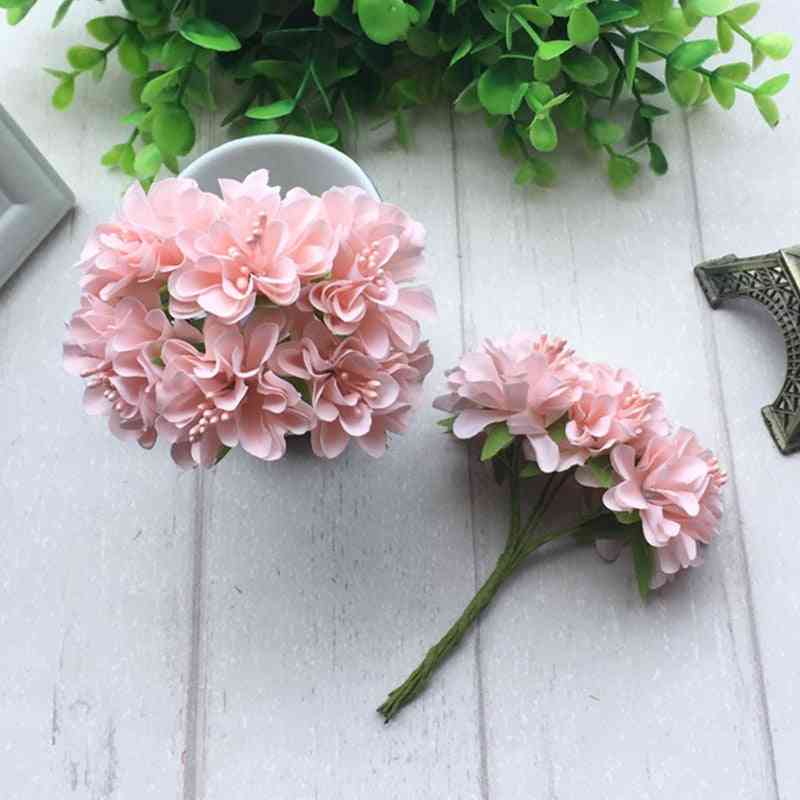 Silk Stamen Artificial Flower Bouquet For Wedding Party Decoration