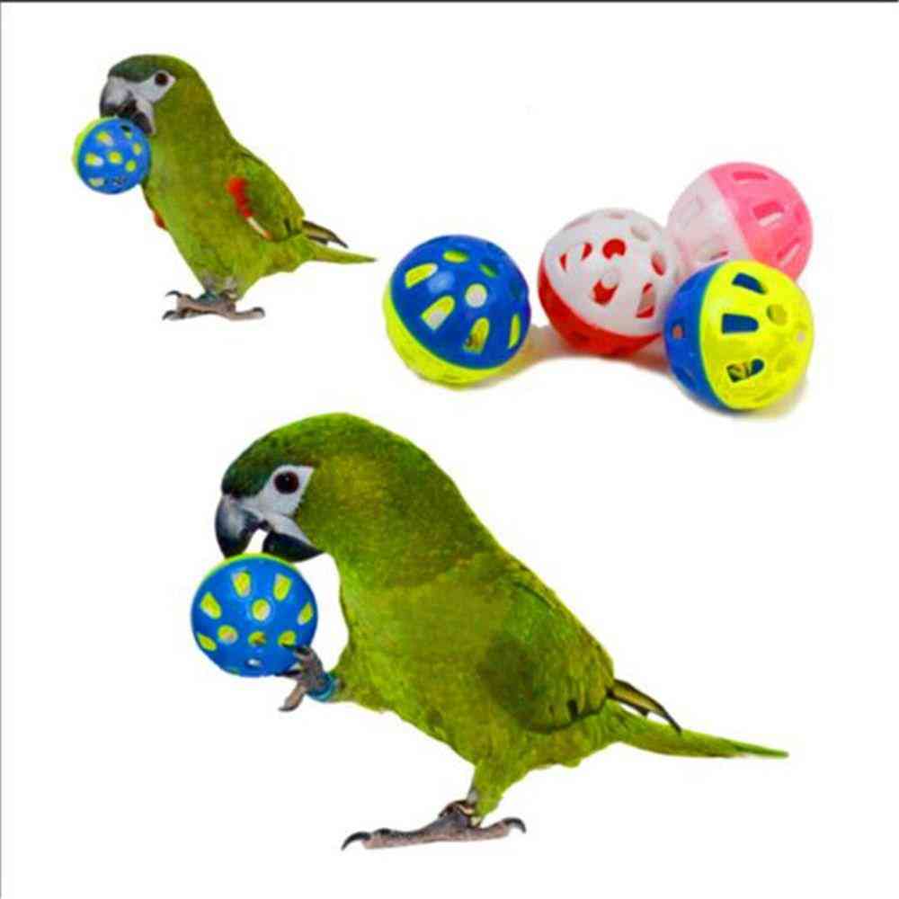 Bright Color, Hollow Bell Ball For Pet Birds