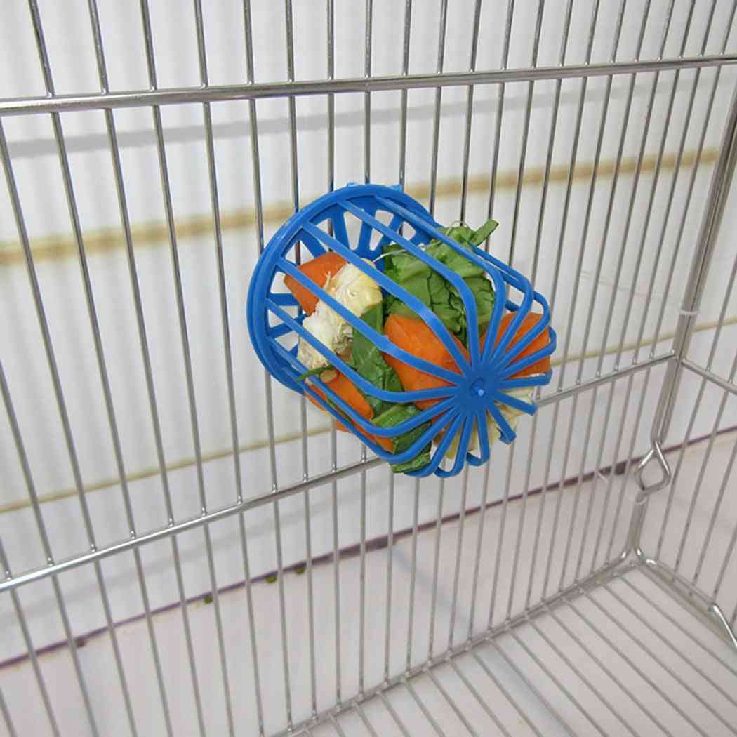 Creative Multi-purpose Cage Hanging Bird Fruit Vegetable Feeder Basket Parrot Feeder Pet Feeding Supplies