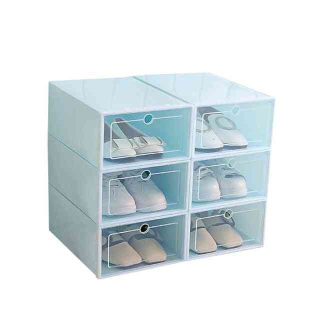 1 pièces organisateur de tiroir de boîte à chaussures - diviseur/organisateur de tiroir de chaussures de bricolage domestique, boîte à chaussures pliable en plastique