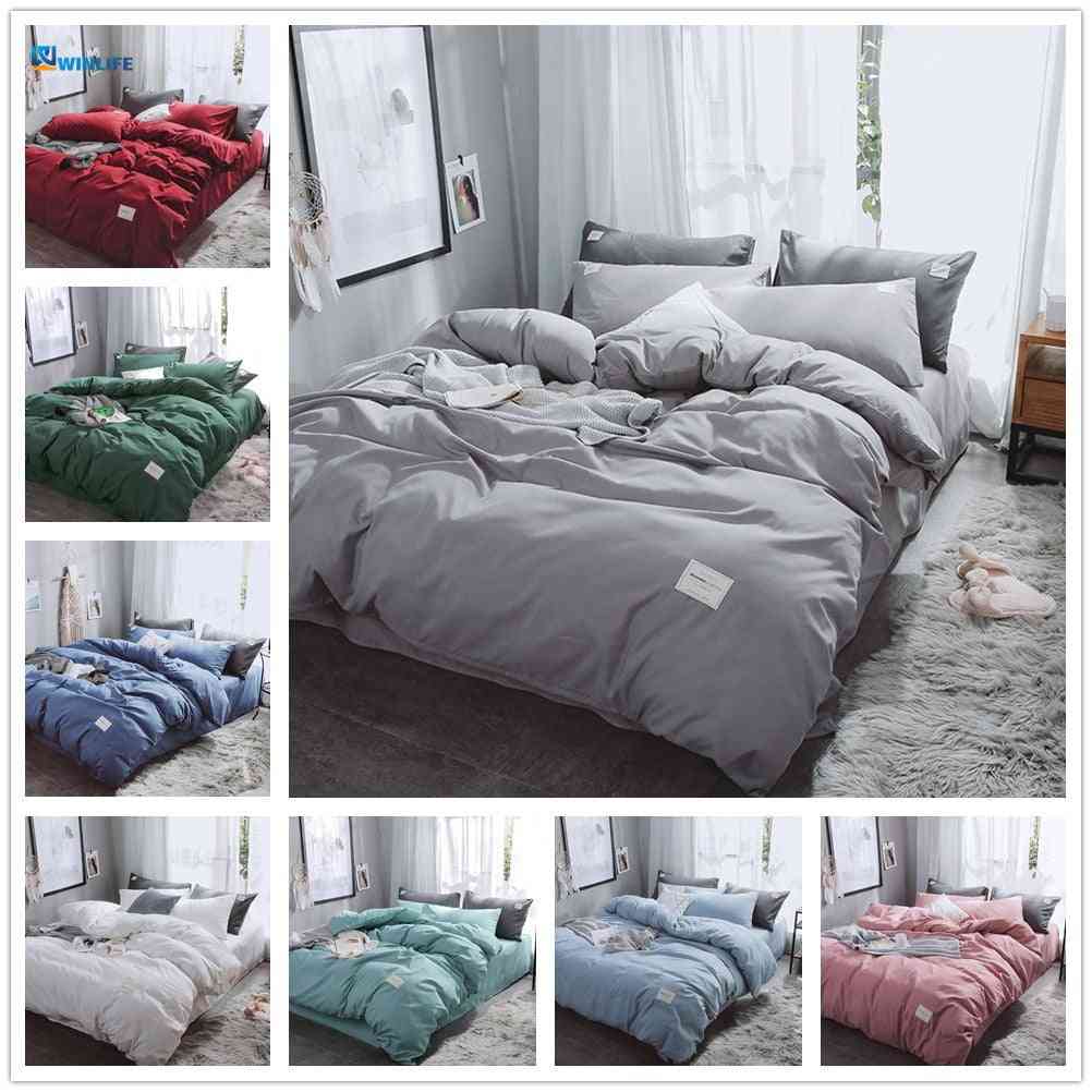 New Luxury Pure Bedding Set - Modern Duvet Twin Bedsheet Covers