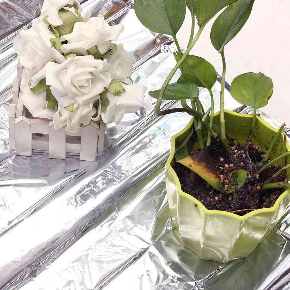 Garden Wall Mylar Film Covering Sheet - Highly Reflective Indoor Greenhouse Planting Accessories