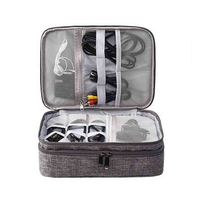 Electronic Digital Organizer Waterproof Travel Storage Bag - Usb Cable, Earphone, Gadget Travel Storage Bag