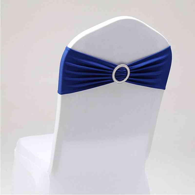Chair Cover Bands With Buckle Slider For Wedding Decorations