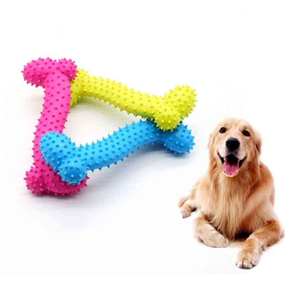 Dog Toy With Thorn Bone Rubber Molar Teeth Pet Toy Dog Bite Resistant Molar Training Grinding Teeth To Smell
