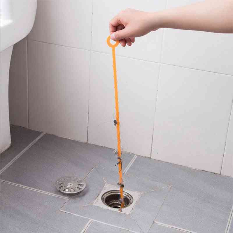 Cepillo de serpiente de limpieza de desagües / draga - fregadero de cocina, herramienta de dragado de baño -