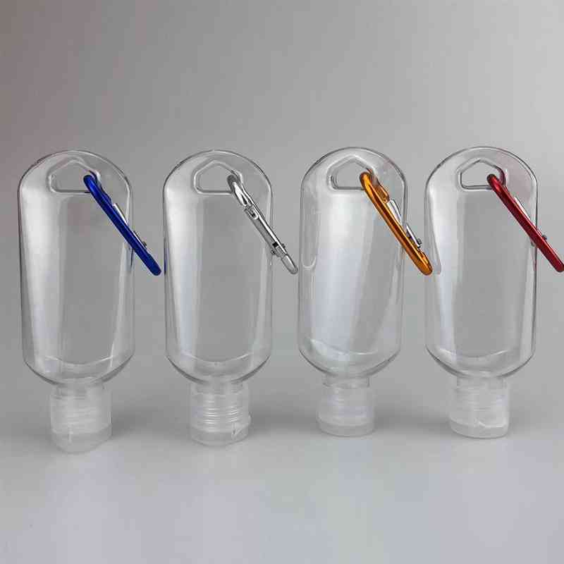 Refillable Transparent Bottles Hand - Sanitizer Containers With Hook