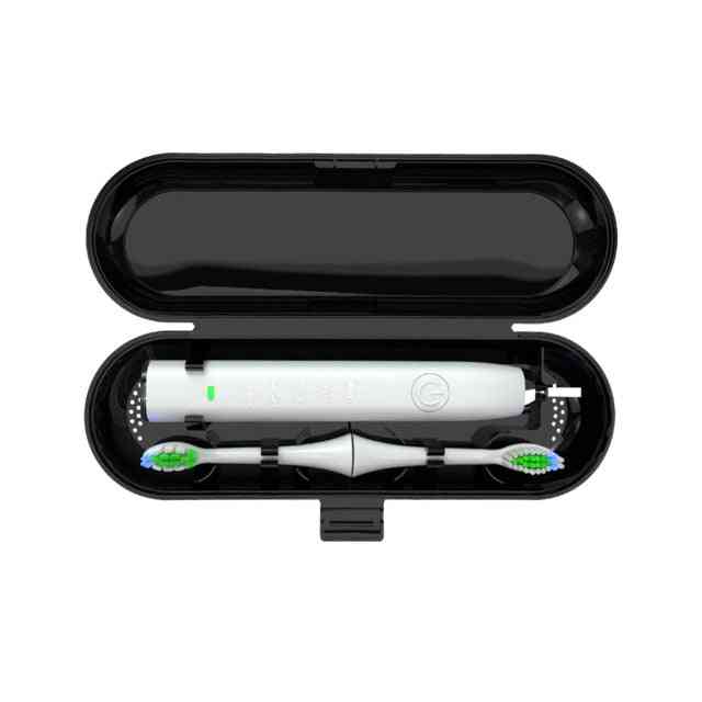 Estuche de viaje con soporte para cepillo de dientes eléctrico portátil - Caja de almacenamiento de protección de cepillo de dientes de repuesto para acampar al aire libre