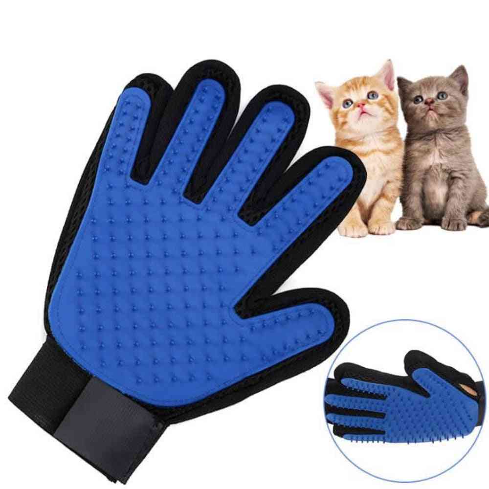 Dog Pet Brush Glove Deshedding Gentle Efficient, Pet Cat Grooming Supply, Glove Dog Bath Cat Cleaning Supplies Pet Glove Dog