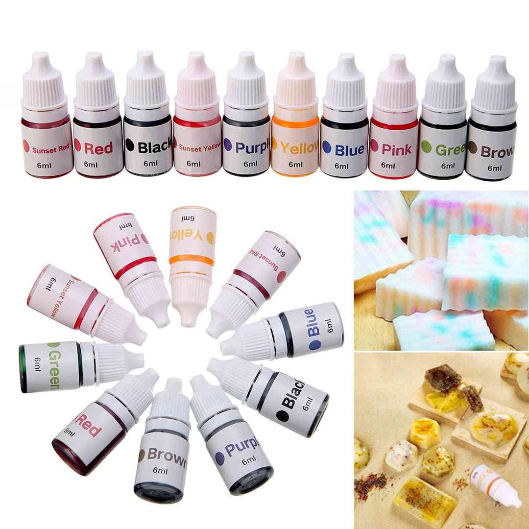 Liquid Pigment Handmade Coloring Bath Bomb Dyes For Soap Making