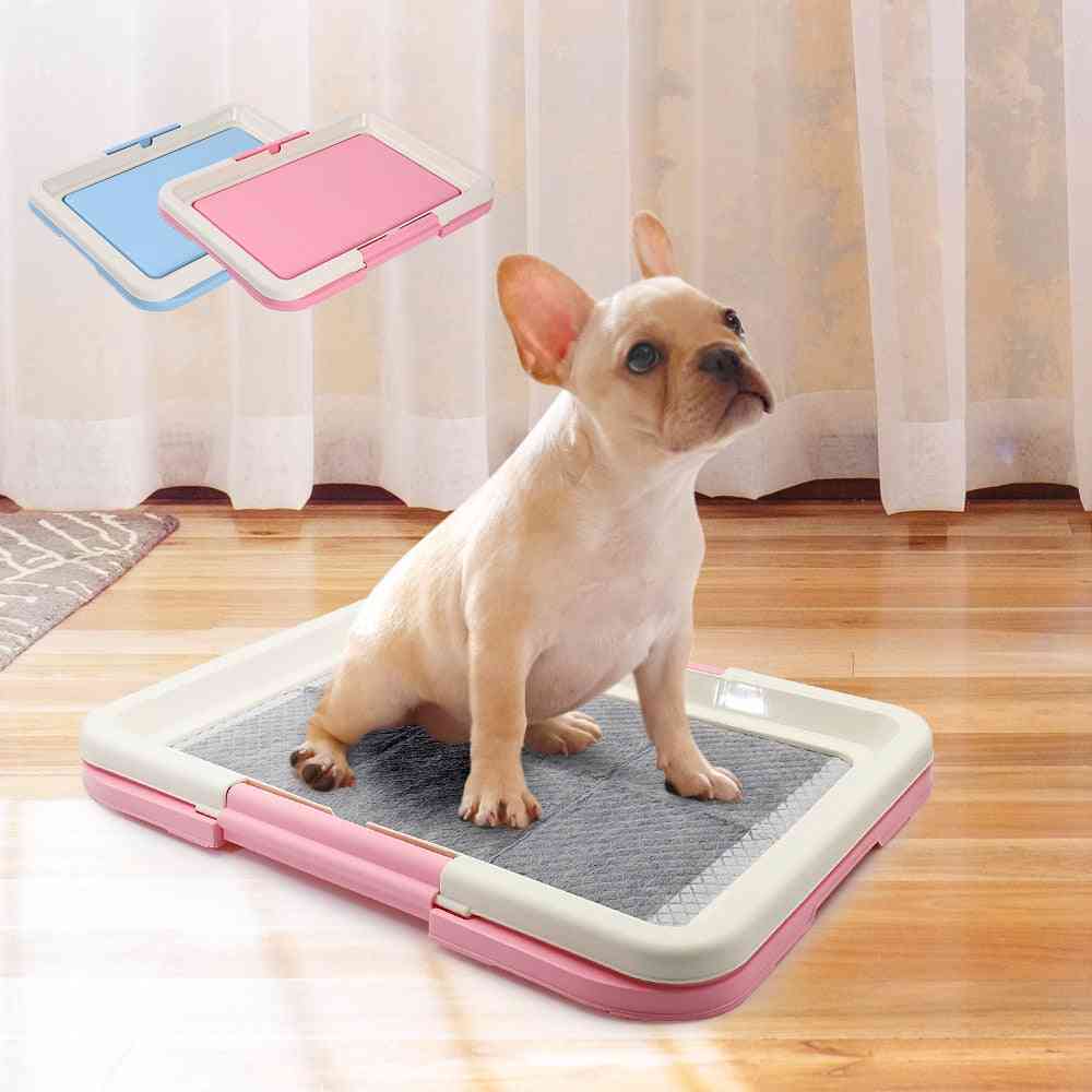 Portable Pet Toilet Potty Litter Tray Pad Mat For Dogs, Cats