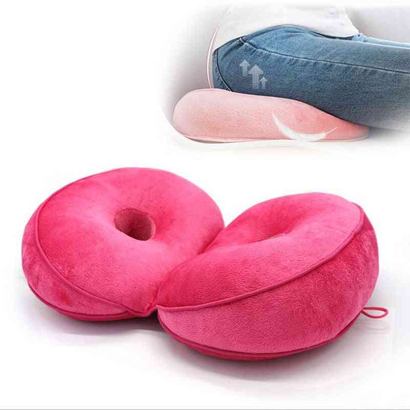 Multifunctional, Dual Comfort Chair Cushion With Hip Lift Seat