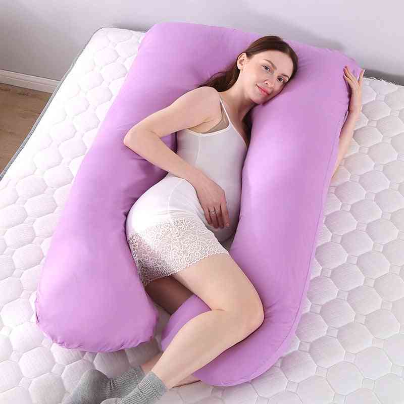 Pregnancy Body Pillow For Pregnant Women Body Maternity Pillows & Cotton Pillowcase U Shape Pregnancy Sleeping Support